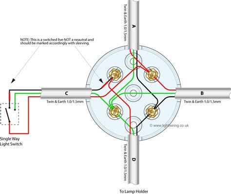 how to use junction box for light circuit|3 terminal junction box wiring.